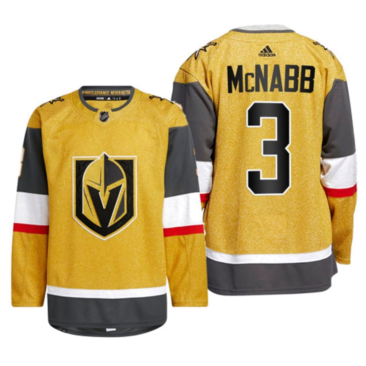 Brayden McNabb Vegas Golden Knights 3 Jersey