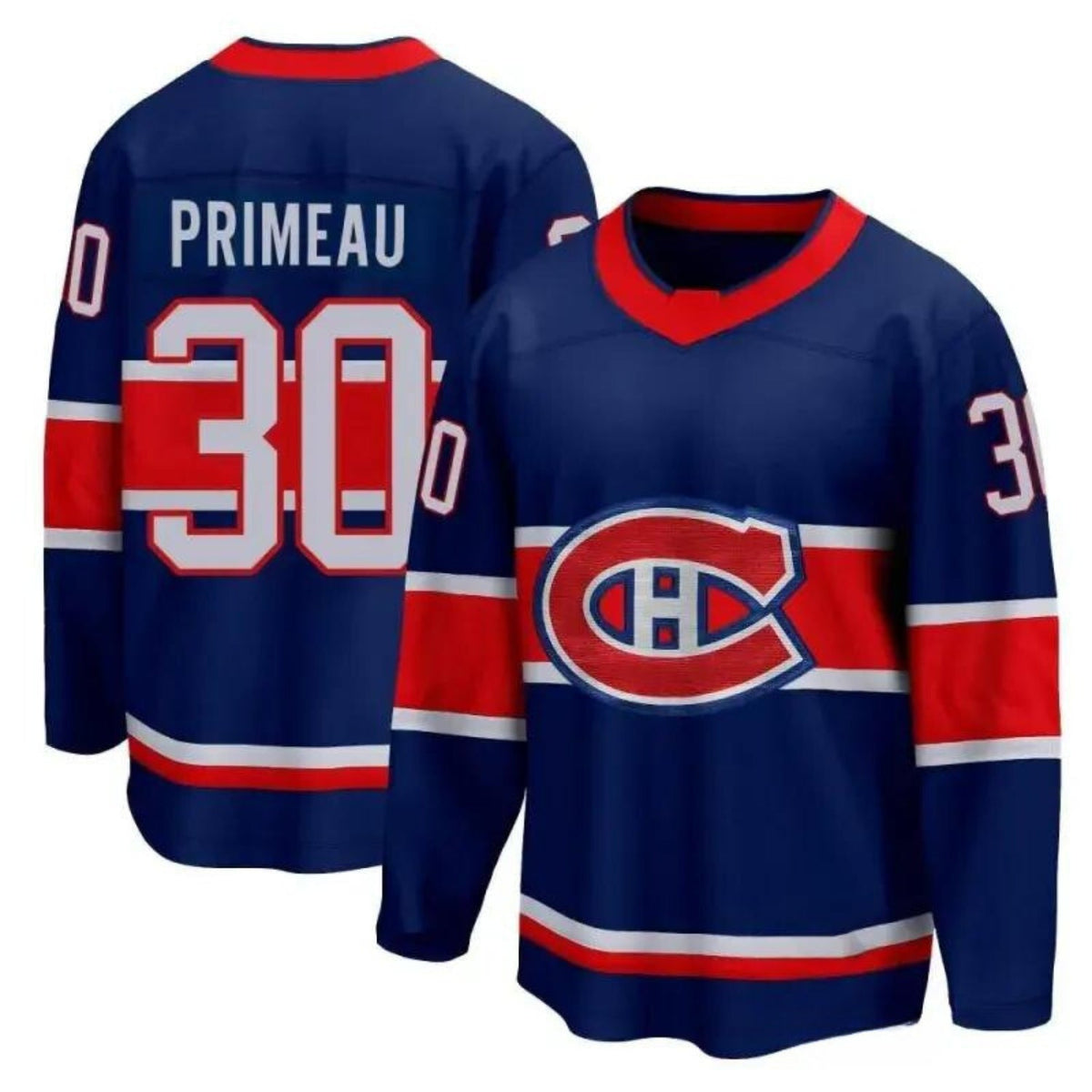 Cayden Primeau Montreal Canadiens 30 Jersey