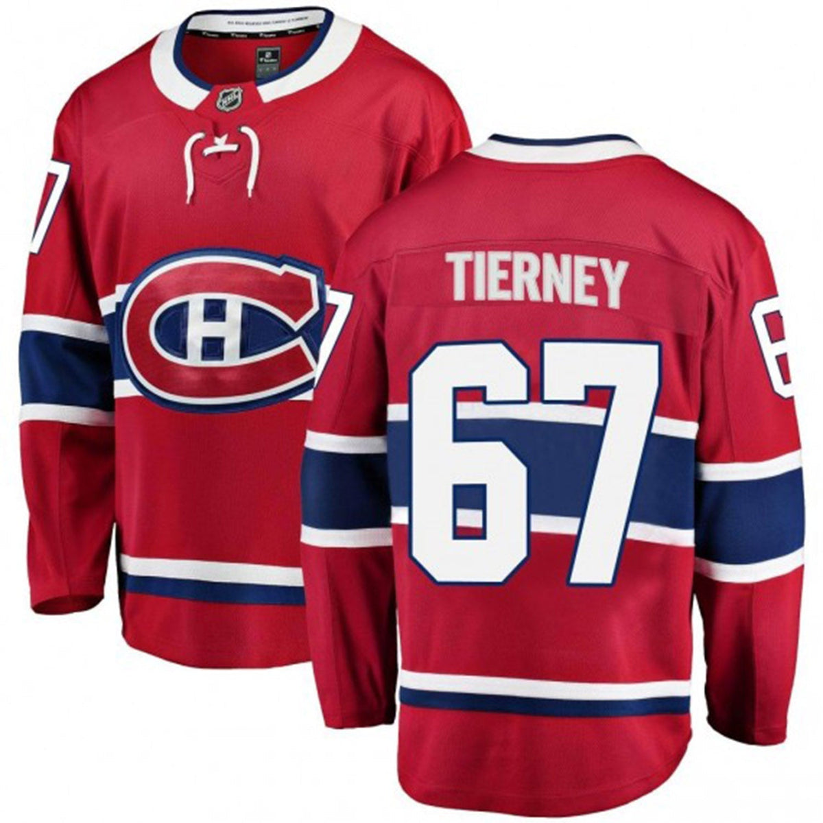 Chris Tierney Montreal Canadiens 67 Jersey