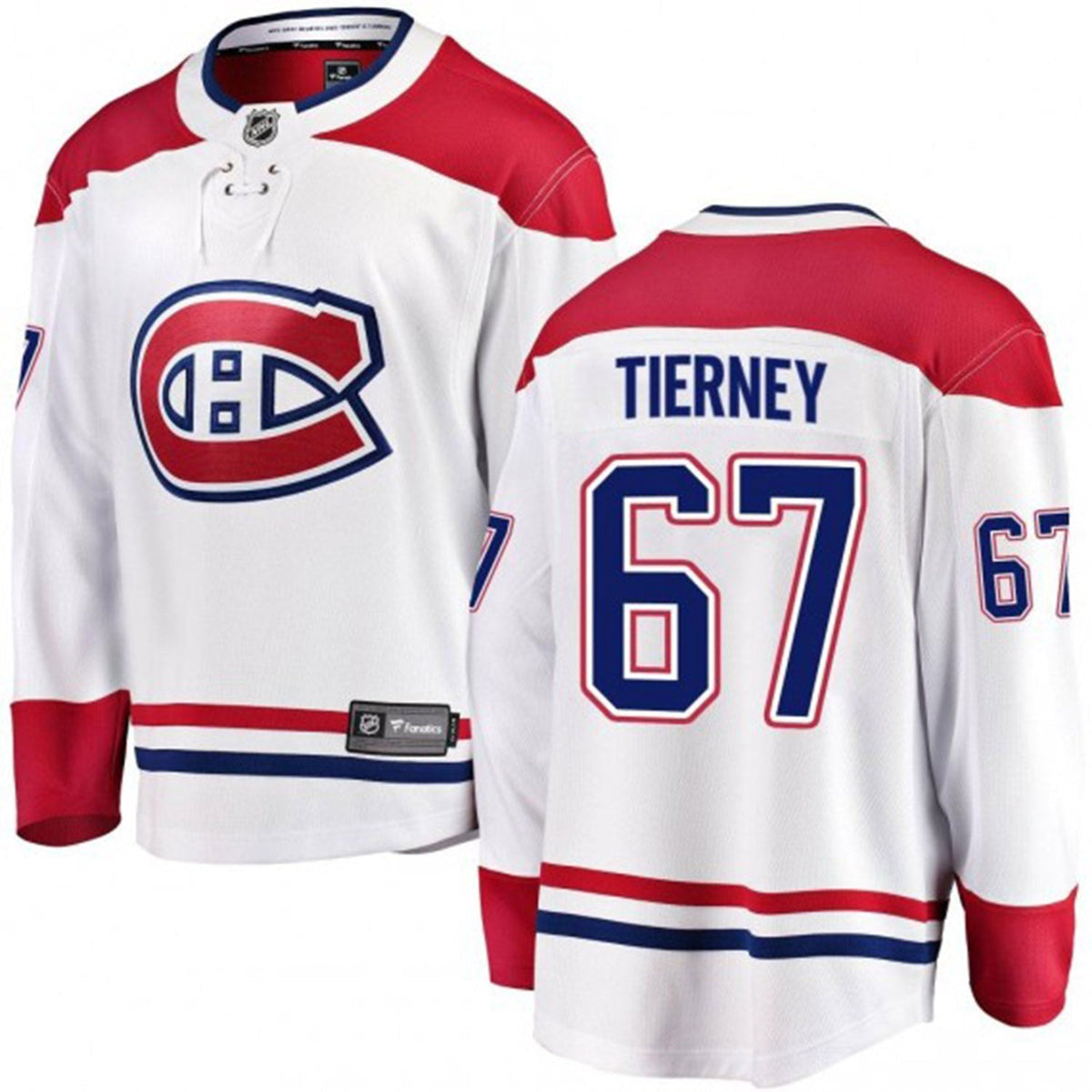 Chris Tierney Montreal Canadiens 67 Jersey