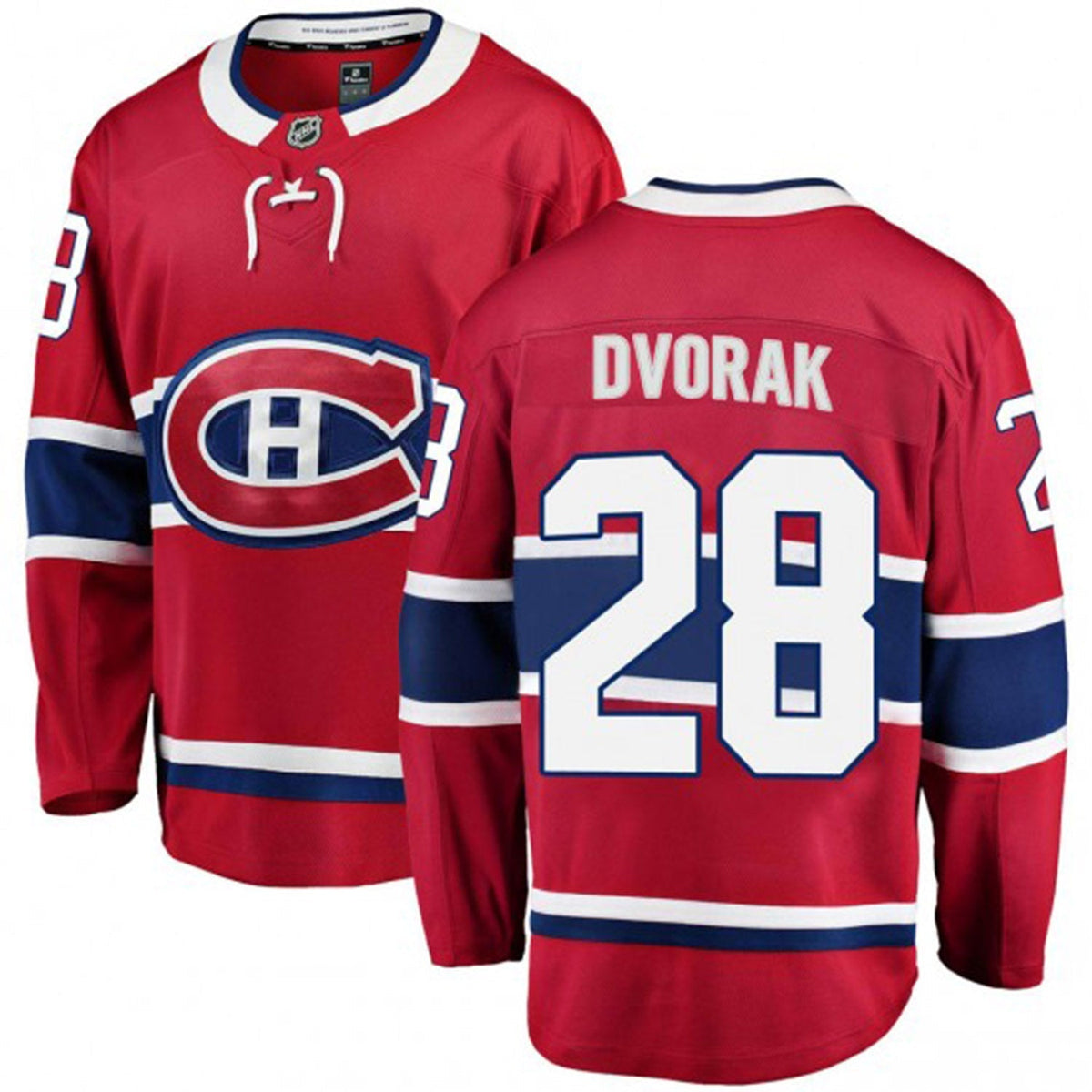 Christian Dvorak Montreal Canadiens 28 Jersey
