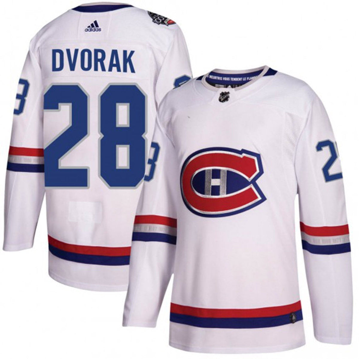 Christian Dvorak Montreal Canadiens 28 Jersey