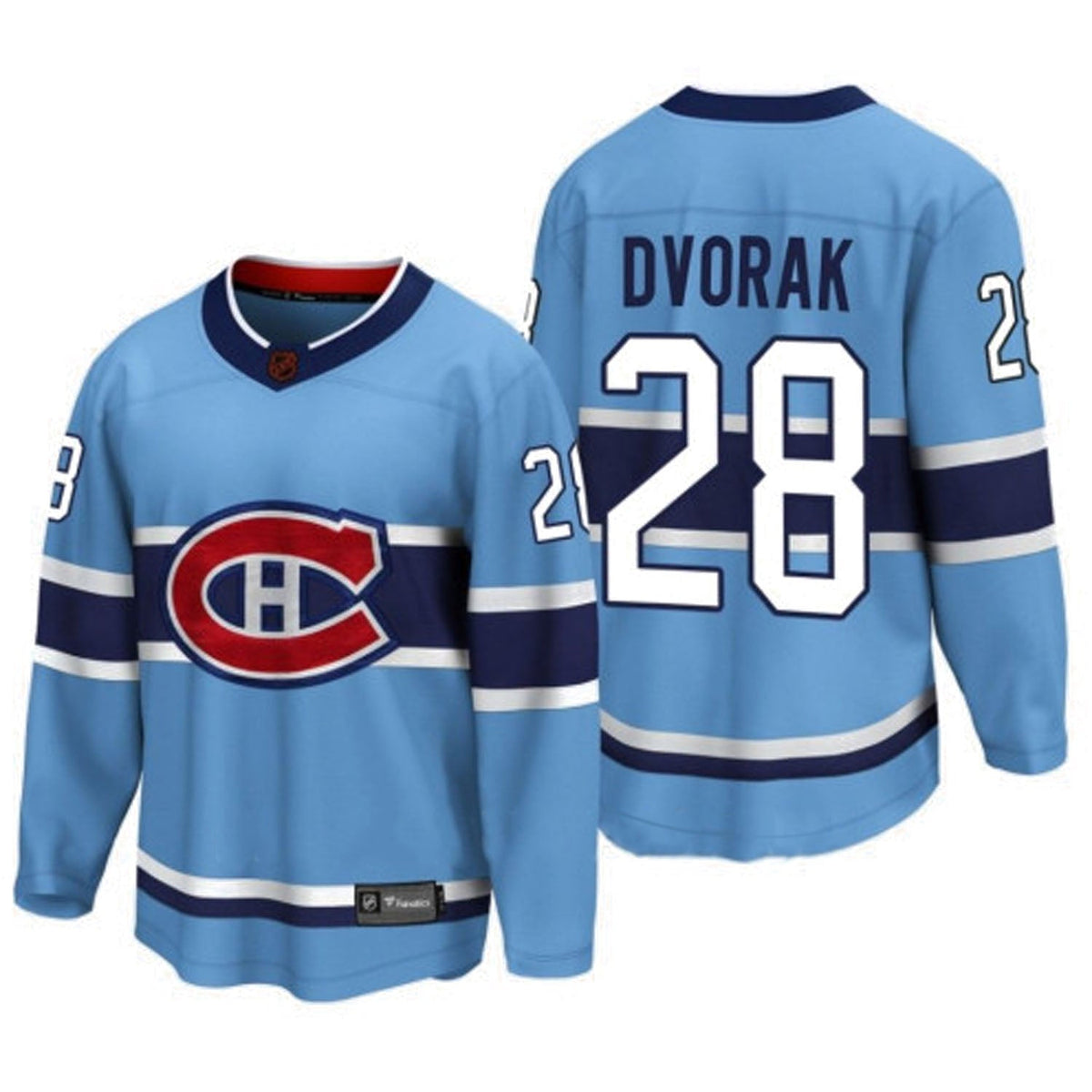 Christian Dvorak Montreal Canadiens 28 Jersey