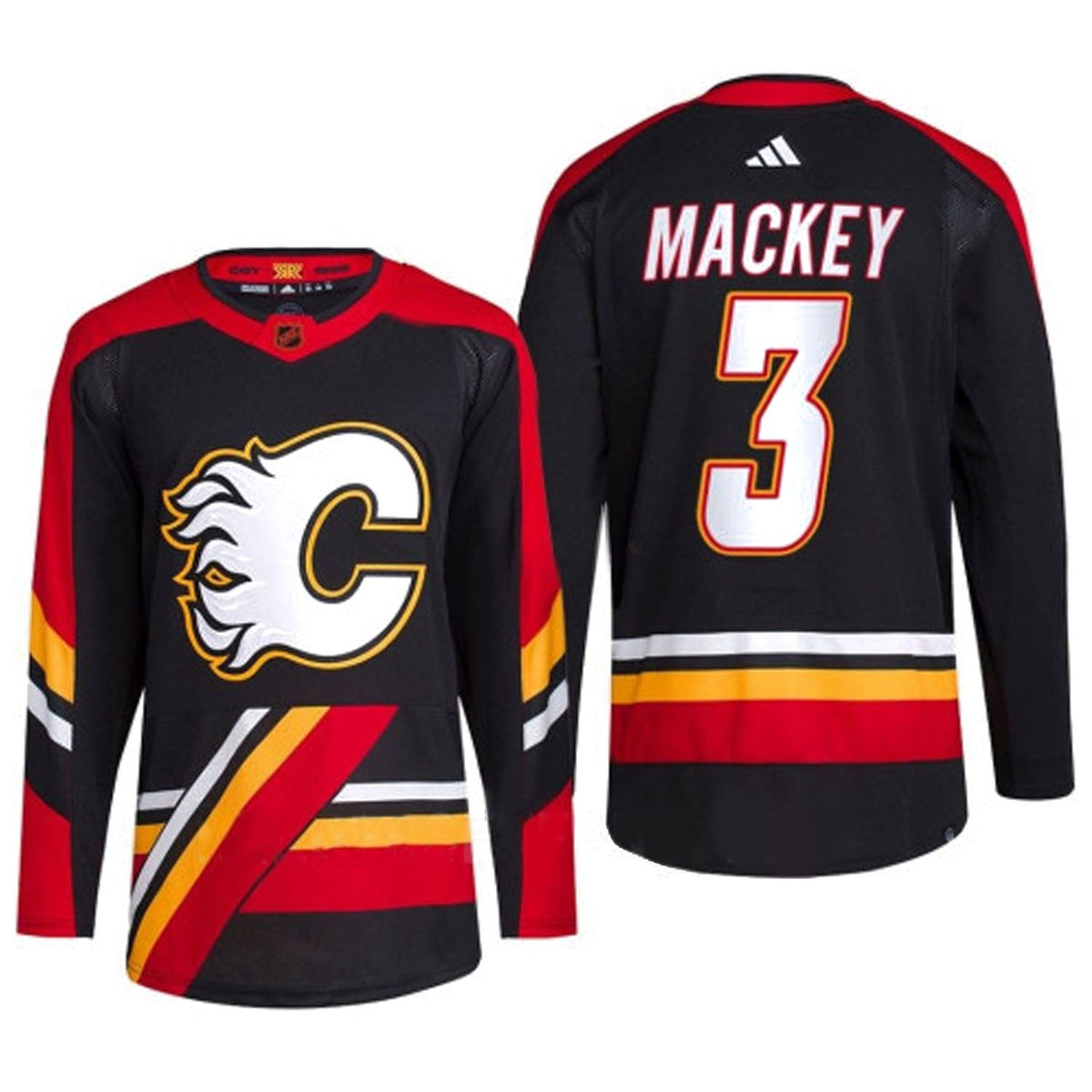 Connor Mackey Calgary Flames 3 Jersey
