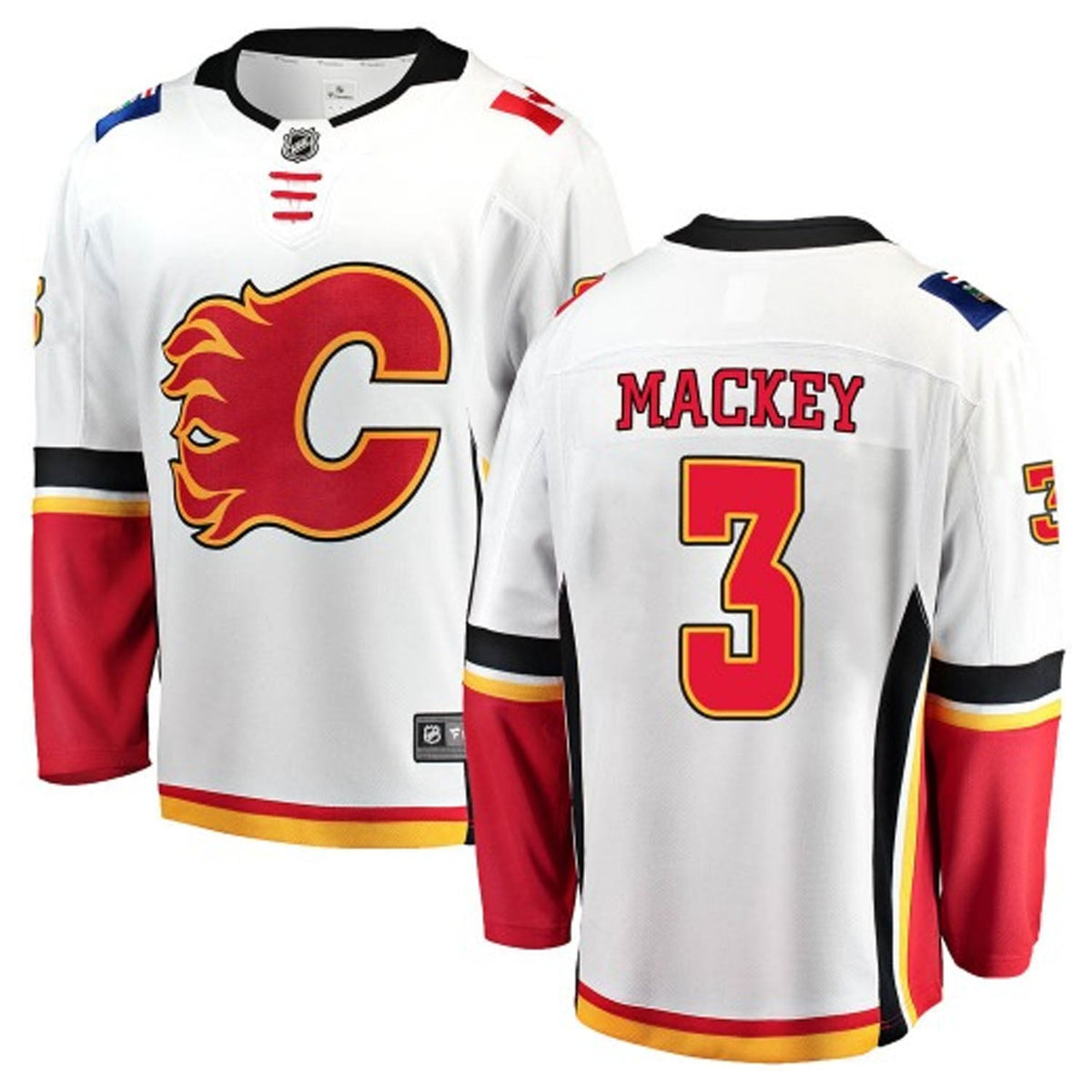 Connor Mackey Calgary Flames 3 Jersey