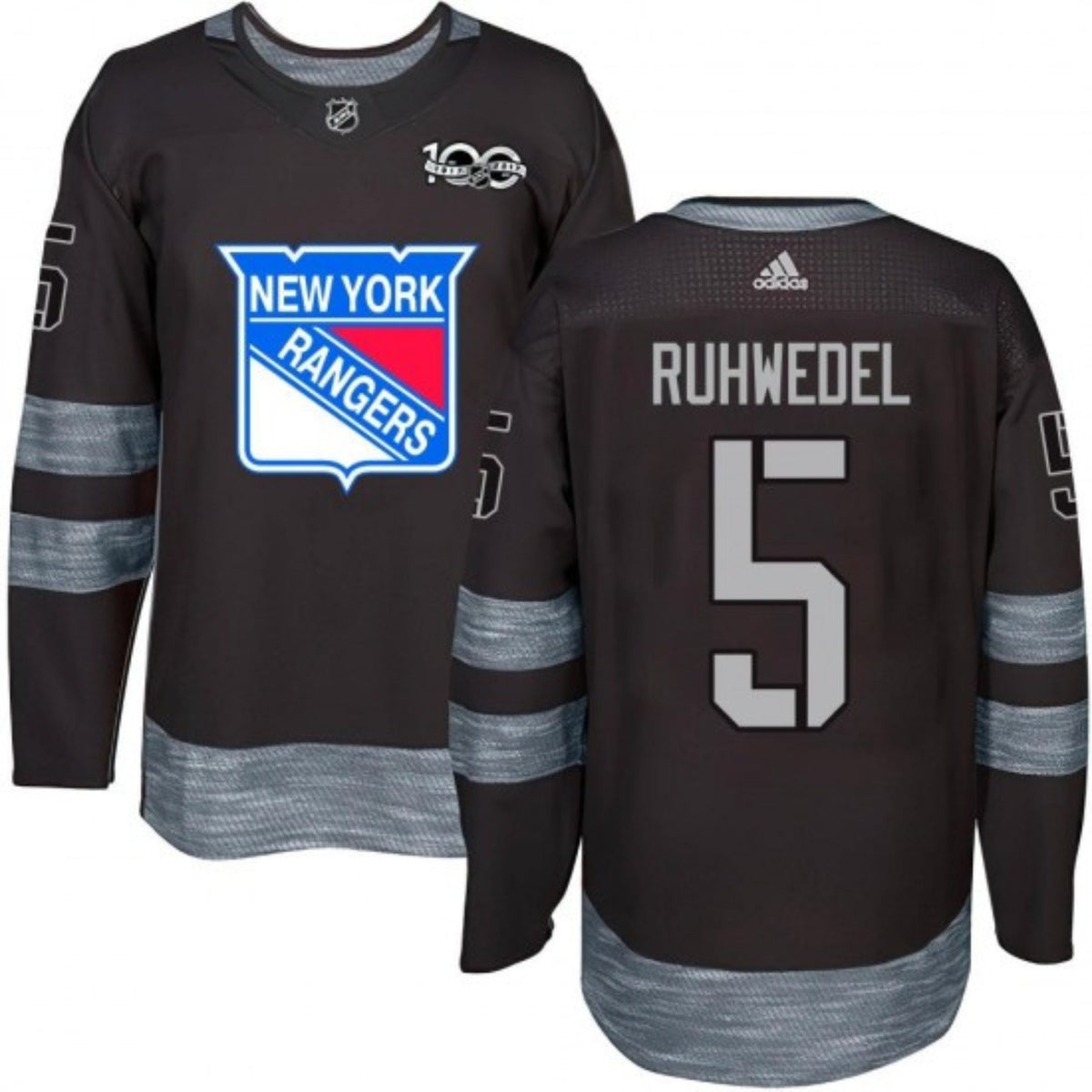 Chad Ruhwedel New York Rangers 5 Jersey
