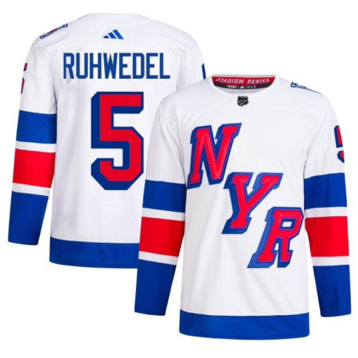Chad Ruhwedel New York Rangers 5 Jersey
