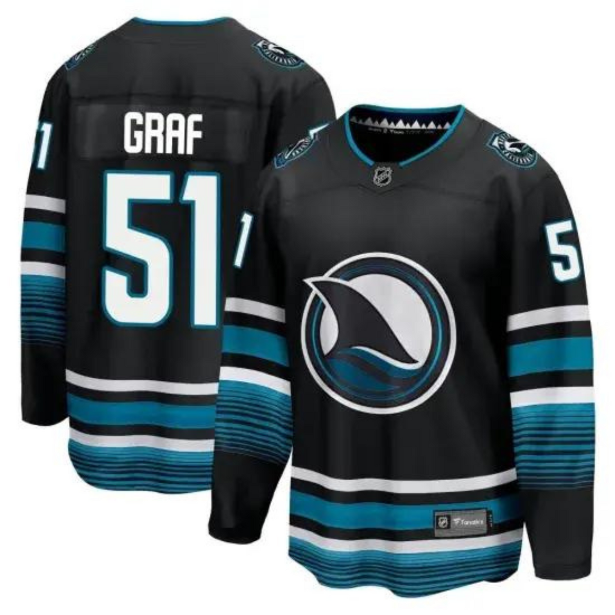 Collin Graf San Jose Sharks 51 Jersey