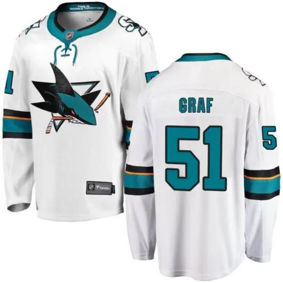 Collin Graf San Jose Sharks 51 Jersey