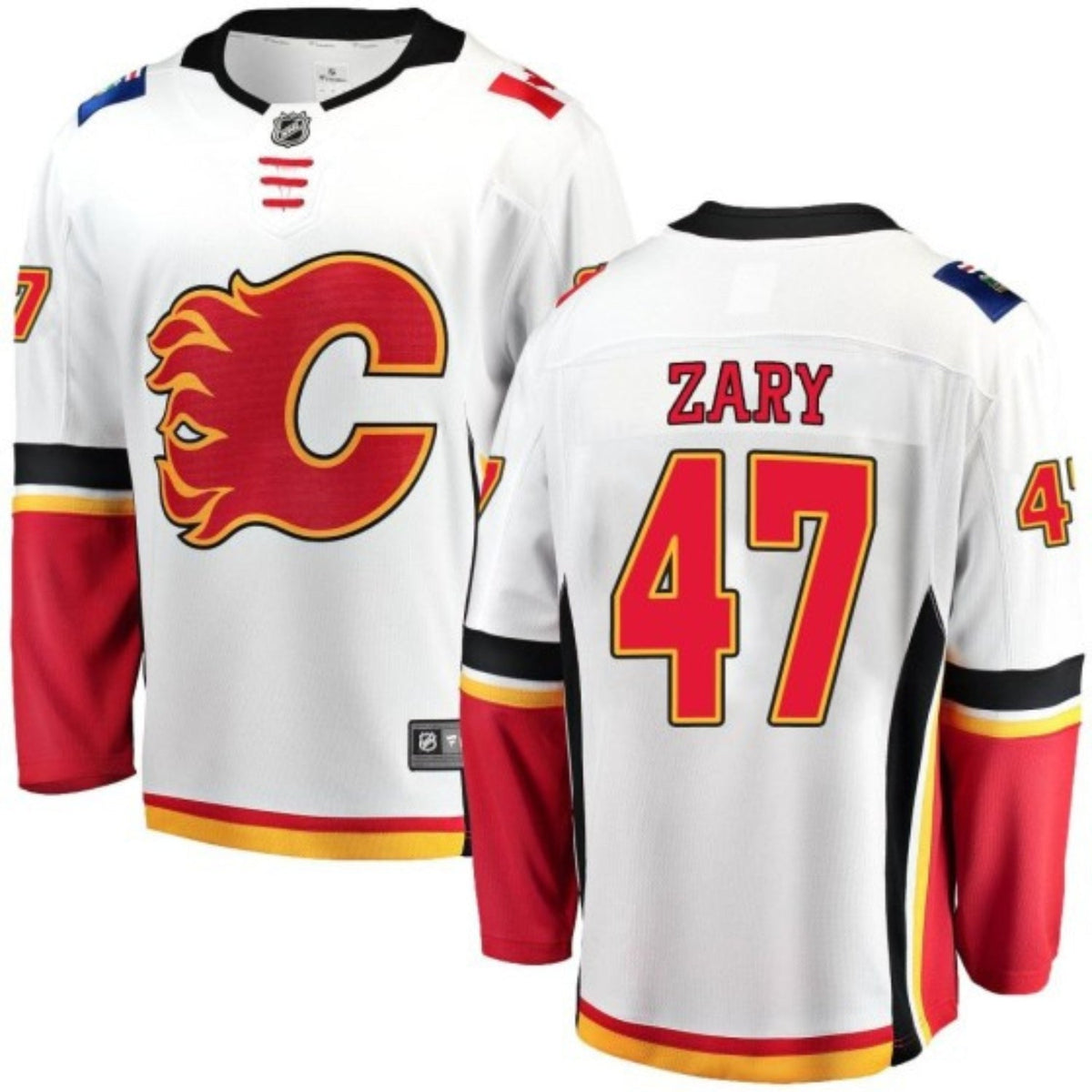 Connor Zary Calgary Flames 47 Jersey