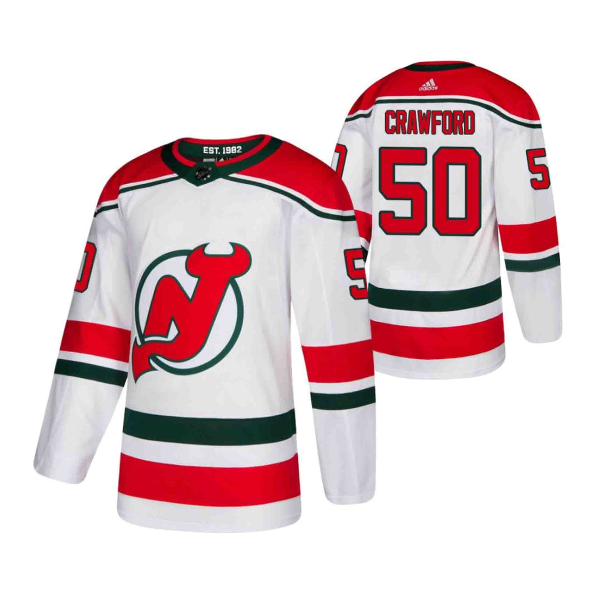 Corey Crawford New Jersey Devils 50 Jersey