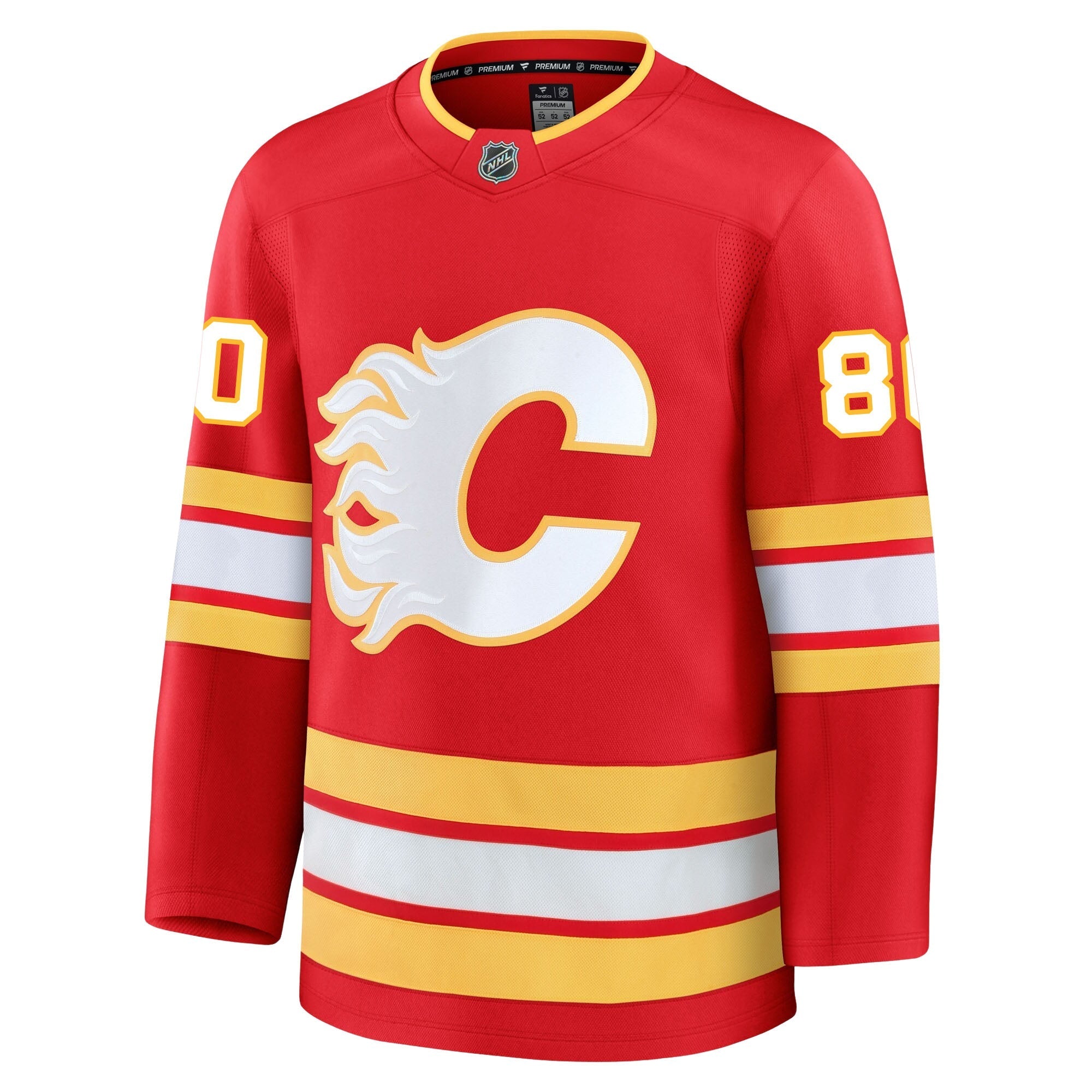 Dan Vladar Calgary Flames Fanatics Premium Home Jersey