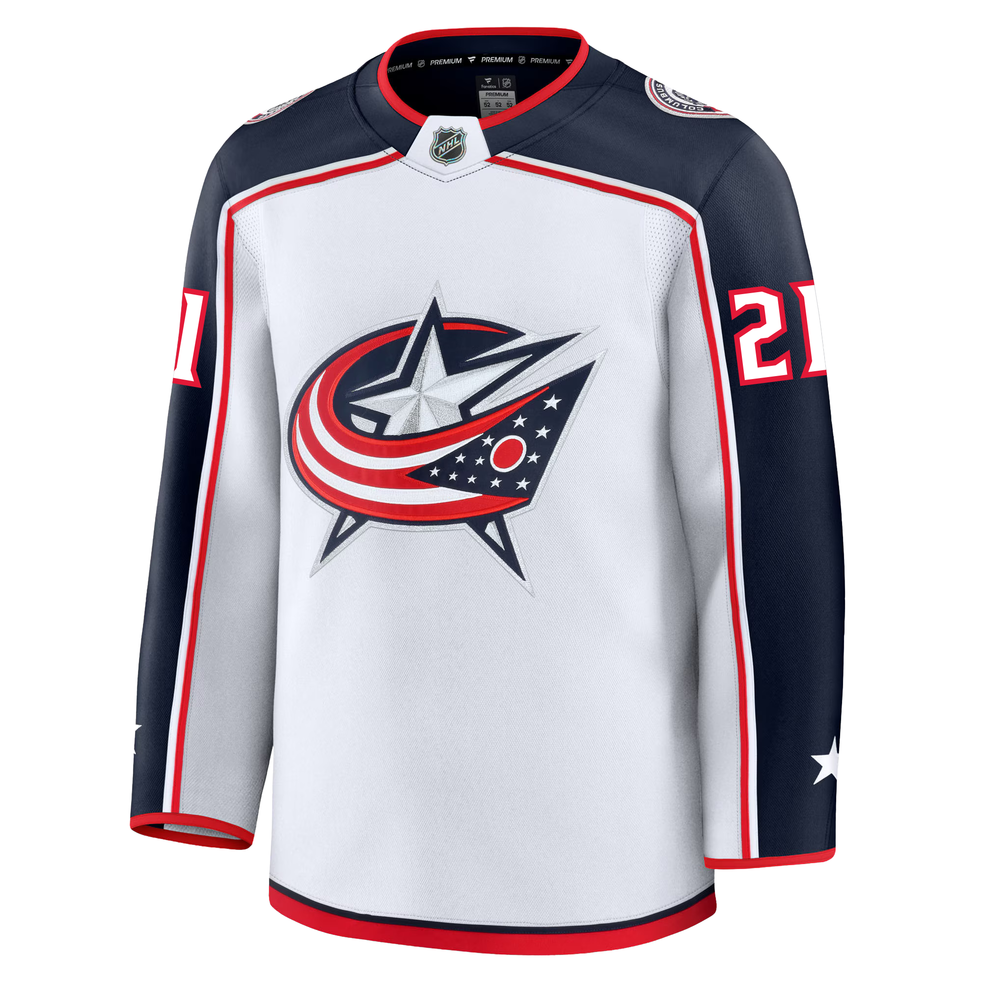 James Van Riemsdyk Columbus Blue Jackets Fanatics Premium Away Jersey