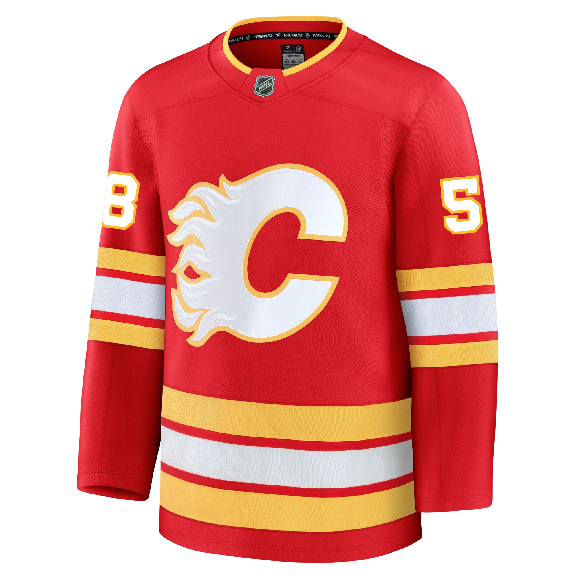 Justin Kirkland Calgary Flames Fanatics Premium Home Jersey